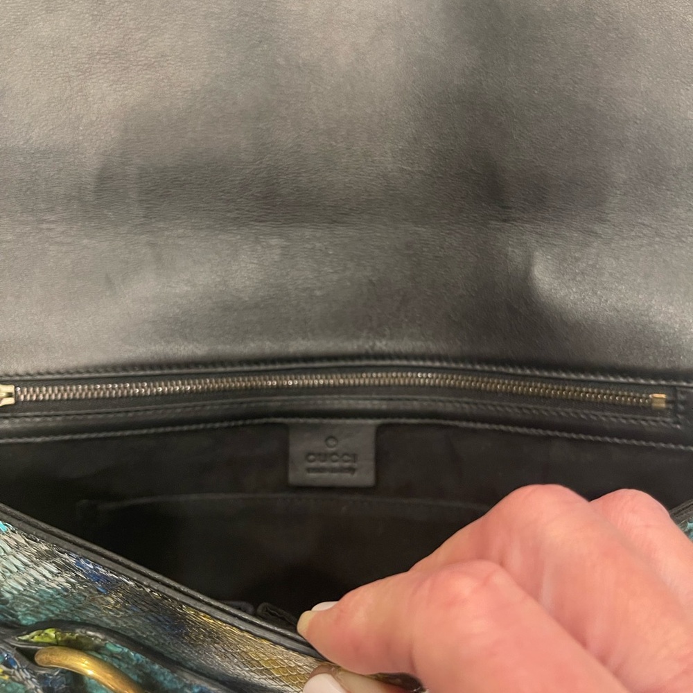 Gucci Python Clutch. Used Only 1 Time. Guaranteed… - image 4